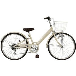 子供用自転車 24 コフレ 6段 ベージュ ZVP246W/BWJ