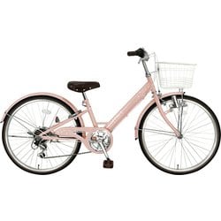 子供用自転車 24 コフレ 6段 ピンク ZVP246W/P50