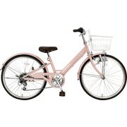 子供用自転車 24 コフレ 6段 ピンク ZVP246W/P50