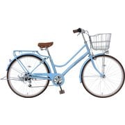 シティサイクル 26 OLIVE des OLIVE 6段 マットブルー KBRI266WH3/TUB