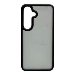 Galaxy S25用 ハイブリッドケース 耐衝撃吸収 強い 頑丈 フロストブラック TPU＋PC 8745GS25HPBKFB