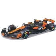 BUR28033N 1/24 マクラーレン F1 チーム MCL38（2024） No.4 L.ノリス ヘルメット付（クリアケース） [ダイキャストミニカー]