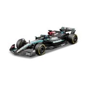 BUR38209R 1/43 メルセデス-AMG ペトロナス F1チーム W15（2024） Eパフォーマンス No.63 G.ラッセル ヘルメット付（クリアケース） [ダイキャストミニカー]