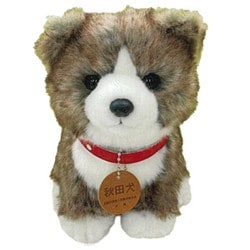 D0065 よちよち秋田犬 ぬいぐるみ 虎毛