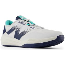 FuelCell 796v4 メンズ テニスシューズ White with nb navy and cyber jade（T4） 2E 26.5cm MCH796T42E