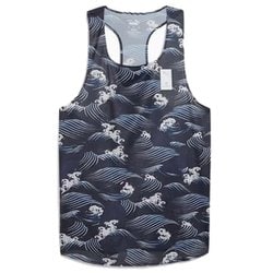 PUMA x SAYSKY シングレット AOP メンズ ランニングウェア シャツ New Navy（16） Mサイズ 527222