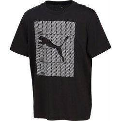グラフィックス プーマ ウォーディング 半袖 Tシャツ メンズ フィットネス 半袖シャツ PUMA Black（01） XLサイズ 687679