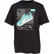 GRAPHICS スニーカー Tシャツ メンズ フィットネス 半袖シャツ (01) Mサイズ 687691