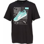 GRAPHICS スニーカー Tシャツ メンズ フィットネス 半袖シャツ (01) Mサイズ 687691