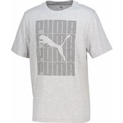 グラフィックス プーマ ウォーディング 半袖 Tシャツ メンズ フィットネス 半袖シャツ Light Gray Heather(04) Mサイズ 687679