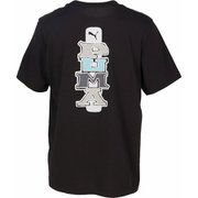 GRAPHICS プーマ バック Tシャツ メンズ フィットネス 半袖シャツ (01) Mサイズ 687701