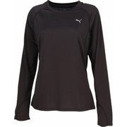 ランヴェロシティ長袖Tシャツ レディース ランニングウェア シャツ PUMA Black（01） Sサイズ 527276