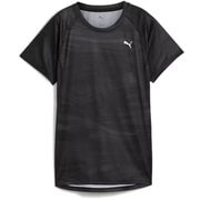 ラン ヴェロシティ AOP 半袖 Tシャツ レディース ランニングウェア シャツ PUMA Black(01) Mサイズ 527256
