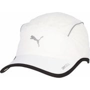 ランナーショートバイザー5パネルキャップ スポーツウェア キャップ PUMA White（02） 026167