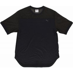 ヨガ スタジオ ベーシック半袖Tシャツ レディース フィットネス ヨガ シャツ PUMA Black（01） Sサイズ 527014
