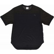 ヨガ スタジオ ベーシック半袖Tシャツ レディース フィットネス ヨガ シャツ PUMA Black(01) Lサイズ 527014