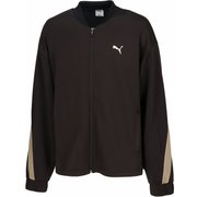 トレーニング トレイン エッジ ニット メンズ フィットネス ジャケット PUMA Black（01） XLサイズ 527035