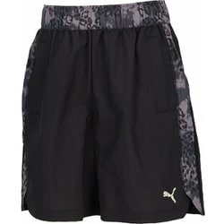 トレインエッジ AOP ウーブン レディース フィットネス ヨガ ショートパンツ PUMA Black（01） Mサイズ 527036