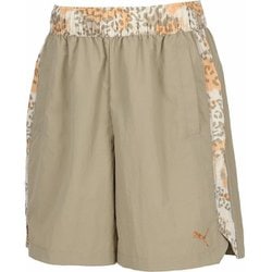 トレインエッジ AOP ウーブン レディース フィットネス ヨガ ショートパンツ Velvet Moss（83） Mサイズ 527036
