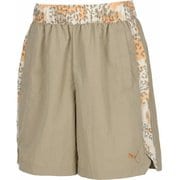 トレインエッジ AOP ウーブン レディース フィットネス ヨガ ショートパンツ Velvet Moss(83) Mサイズ 527036