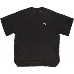 トレーニングトレインエッジ メンズ フィットネス 半袖シャツ PUMA Black（01） Mサイズ 527039