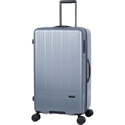 スーツケース MAXBOX 拡張タイプ 旅行日数目安：8～10泊 100L/拡張時114L 前輪ストッパー TSAロック搭載 MX-8011TL-28W マットアッシュグレー