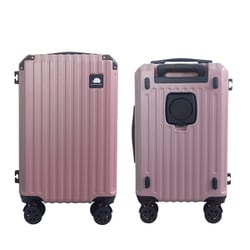 スーツケース SCANDINAVIAN FOREST 旅行日数目安：1泊～3泊 38L TSAロック搭載 機内持ち込み ドリンクホルダー キャスターロック付き 静音 軽量 sfrs-2401 S ベビーピンク