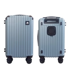 スーツケース SCANDINAVIAN FOREST 旅行日数目安：1泊～3泊 38L TSAロック搭載 機内持ち込み ドリンクホルダー キャスターロック付き 静音 軽量 sfrs-2401 S サックスブルー