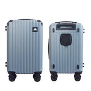 スーツケース SCANDINAVIAN FOREST Sサイズ 旅行日数目安:2泊~3泊 38L TSAロック搭載 機内持ち込み ドリンクホルダー キャスターロック付き 静音 軽量 サックスブルー SFRS-2401-S-SAXBL
