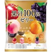 果汁100%ゼリー 15g×27個