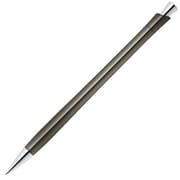 デスクペン flos(フロス)抗菌 油性ボールペン 黒インク 0.7mm 台座付 1本入 グラスブラック P-BA117-GBK