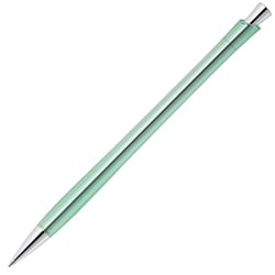 デスクペン flos（フロス）抗菌 油性ボールペン 黒インク 0.7mm 台座付 1本入 グラスブルー P-BA117-GBL
