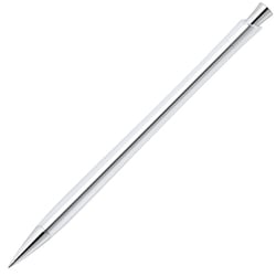 デスクペン flos（フロス）抗菌 油性ボールペン 黒インク 0.7mm 台座付 1本入グラスクリア P-BA117-GC