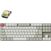 K1 Max QMK/VIA ワイヤレス カスタム・メカニカルキーボード - White LED - JIS配列（テンキーレス） / レトロカラー - Gateronロープロファイル2.0 メカニカルスイッチバナナ軸 K1M-K4-JIS