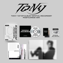 TONY / 1ST EP : SPATIAL RECORDER (POSTCARDS VER.) [K-POP 輸入盤CD]