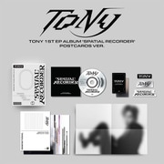 TONY / 1ST EP : SPATIAL RECORDER (POSTCARDS VER.) [K-POP 輸入盤CD]