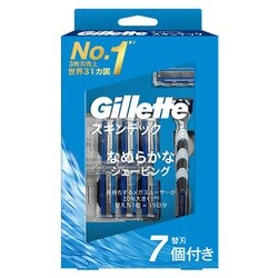 ジレット スキンテック 替刃7個付き マッハシンスキンテック6Bホルダー