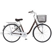 シティサイクル 軽やかアルミ 241-G ダークブラウン MC-25-021