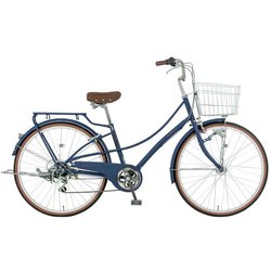 シティサイクル 街並 266-G マットネイビーブルー MC-25-027