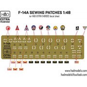 HADPE481002 1/48 F-14A パイロットワッペン用 エッチングプレート（VF-1/84/111） [プラモデル用パーツ]