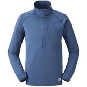 ファスト ドライ L/S ハーフジップ メンズ カットソー Steel Blue(4360) XSサイズ 101569