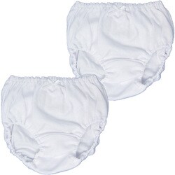 4133016 2Pショーツシロ 160cm [【女の子】キッズジュニアショーツ 2枚組 無地/リボン付き 【綿100％】]