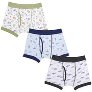 4820082 3Pボクサーマルチカラーソウガラ 120cm [【男の子】キッズジュニア ボクサーパンツ 3枚組/前開き 【本体：綿100％】]