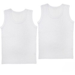 4922902 2Pタンクシロサラサラコットン 120cm [販売数60万セット突破！【男の子】ジュニア ランニング 2枚組 サラサラコットン（R）弱酸性 【綿100％/吸水速乾】]