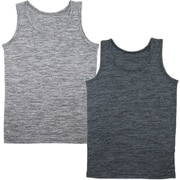 4925735 2PタンクモノトーンカチオンDRY 150cm [【男の子】ジュニアタンクトップ 2枚組 無地 【吸水速乾】]
