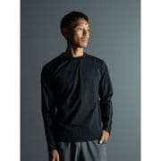 ロジャーL/S Tシャツ メンズ フィットネス 長袖シャツ ブラック(K01) Mサイズ SU-T769