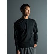 ロジャーL/S Tシャツ メンズ フィットネス 長袖シャツ ブラック(K01) Lサイズ SU-T769