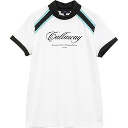 CWA25L C25134203 1030 [ゴルフウェアレディース 半袖モック WH Lサイズ]