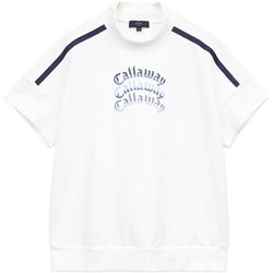 CWA25L C25134213 1030 [ゴルフウェアレディース 半袖モック WH Lサイズ]