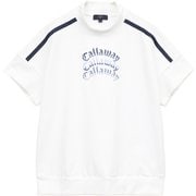CWA25L C25134213 1030 [ゴルフウェアレディース 半袖モック WH Lサイズ]